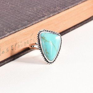 Sterling 925 & Restructured Turquoise Ring